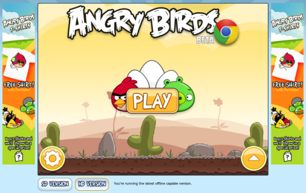 Angry Birds - Welcome Screen