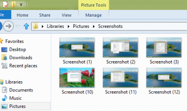 The Windows 8 Screenshot Folder