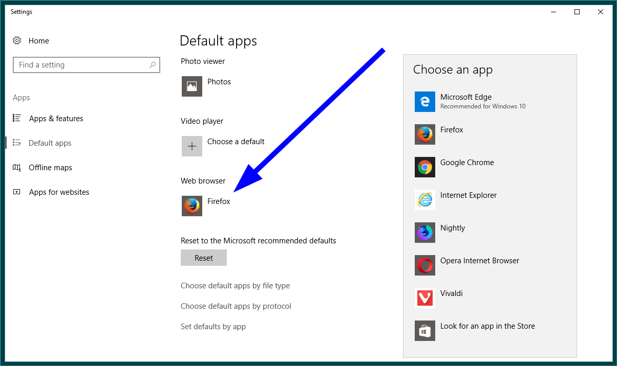 windows 10 keeps changing default browser to edge at reboot