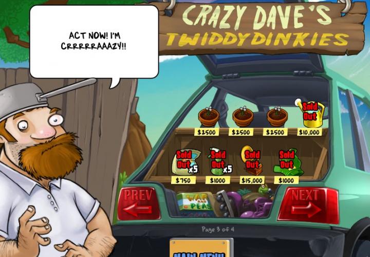 Crazy Daveâ€™s Shop