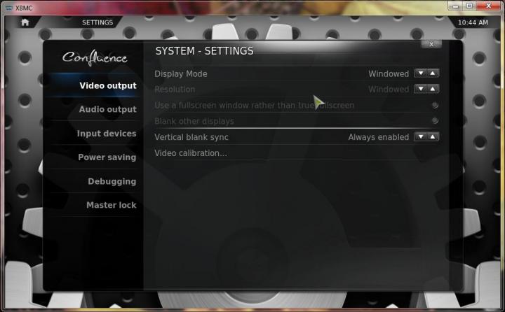 Display Settings