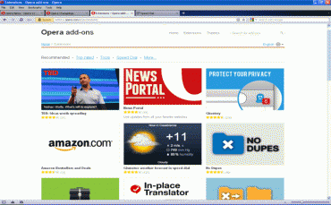 Opera: Extensions