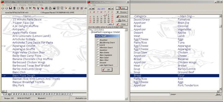 Meal Planner in Accuchef