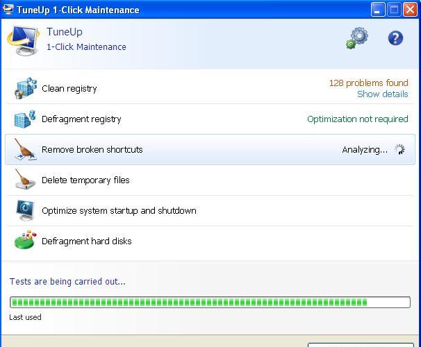 TuneUp Test after CCleaner