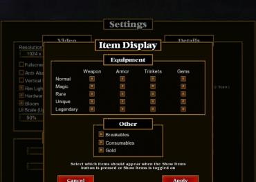 The Loot Display Filter: No More Trash Items in Your Inventory
